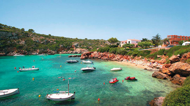 pescaturismomenorca.com excursiones en barco a Cala Canutells Menorca