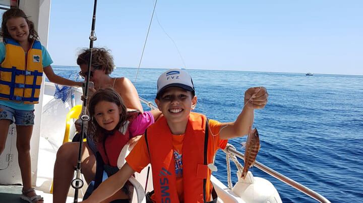 www.pescaturismemenorca.com excursions en vaixell a Ciutadella Menorca