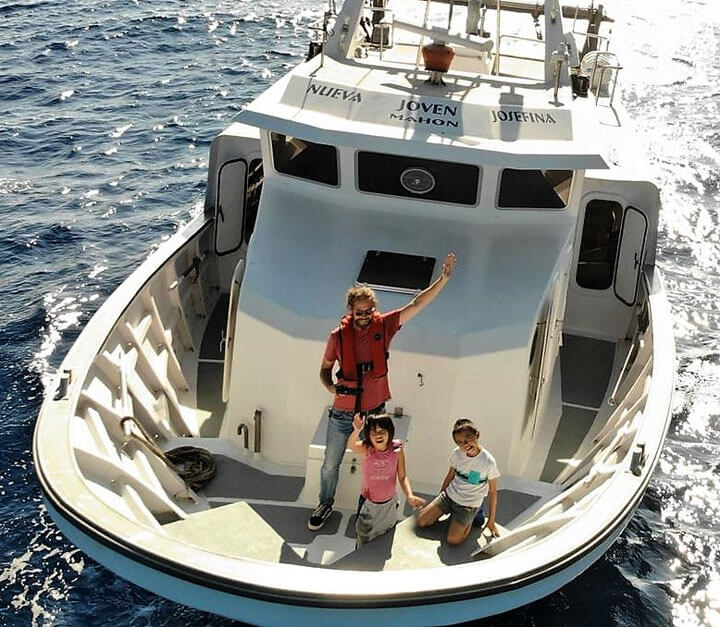 www.pescaturismemenorca.com excursions de pesca a Menorca amb Josefina